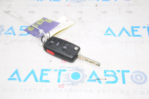 VW Beetle 12-16 4-button key