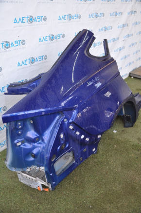 Quarter wing rear right Ford Fusion mk5 13-20 blue, arch dented