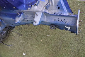 Front quarter left Ford Fusion mk5 13-20 blue, with central pillar