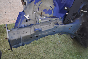 Front right quarter with central pillar Ford Fusion mk5 13-16 without bracket blue