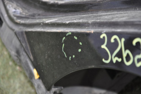 Quarter wing rear left Hyundai Sonata 15-19 black, small dents