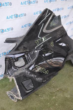 Quarter wing rear right Hyundai Sonata 15-19 black, small dents