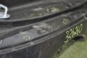 Quarter wing rear right Hyundai Sonata 15-19 black, small dents