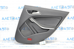 Door trim card rear right Mercedes CLA 14-19 leather black