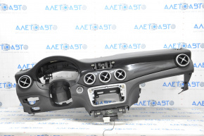 Torpedo front panel without AIRBAG Mercedes CLA 14-19 black