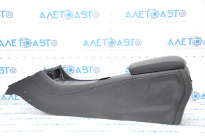 Console central armrest and cup holders Mercedes CLA 14-16 black leather, screwed in screws