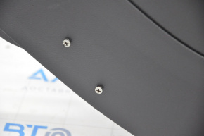 Console central armrest and cup holders Mercedes CLA 14-16 black leather, screwed in screws