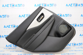 Door trim card rear left Nissan Murano z52 15-18 leather black, gray insert