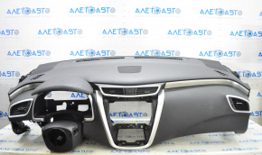 Torpedo front panel without AIRBAG Nissan Murano z52 15-18 black, scratch