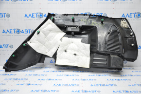 Left arch trim Nissan Rogue 14-17 black, under 3 rows, worn, scratches