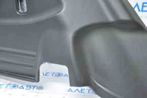 Left arch trim Nissan Rogue 14-17 black, under 3 rows, worn, scratches