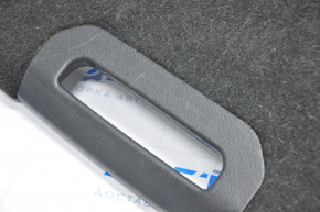 Rear trunk floor Nissan Rogue 14-18 black under 3 rows, scratches on the handle