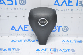 Airbag in steering wheel driver Nissan Rogue 14-16 black, scratches, dent