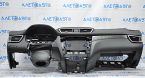 Torpedo front panel with AIRBAG Nissan Rogue 14-20 black
