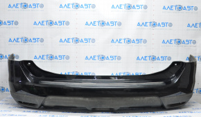 Rear bumper bare Nissan Rogue 14-16 black, not