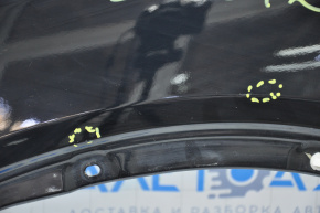 Front left wing Nissan Rogue 14-20 black KH3 pokes