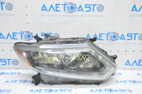 Headlight front right Nissan Rogue 14-16 bare halogen