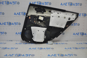Door trim card rear left Subaru Legacy 15-19 leather, black, brown insert, scratches