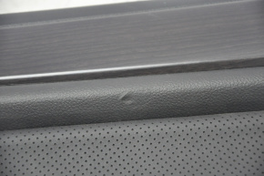 Door trim card rear left Subaru Legacy 15-19 leather, black, brown insert, scratches