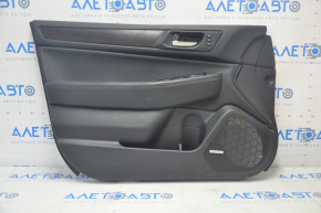 Door trim card front left Subaru Legacy 15-18 leather, black, brown insert, memory, scratch