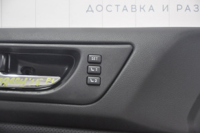 Door trim card front left Subaru Legacy 15-18 leather, black, brown insert, memory, scratch