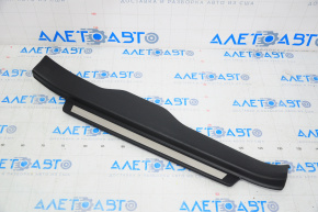 Front right threshold trim with chrome trim Subaru Legacy 15-19 black