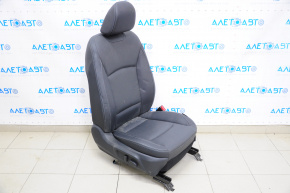 Passenger seat Subaru Legacy 15-17 with airbag, electric, leather black, for cleaning