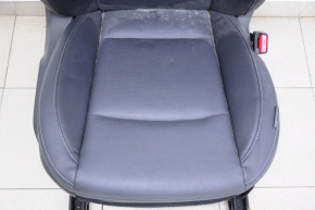 Passenger seat Subaru Legacy 15-17 with airbag, electric, leather black, for cleaning