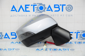 Side mirror right complete Subaru Legacy 15-17 13 pins, BSM, auto-dimming, turn signal, silver