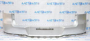 Rear bumper bare VW Tiguan 12-18 rest upper part silver, painted