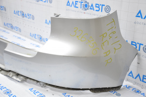 Rear bumper bare VW Tiguan 12-18 rest upper part silver, painted