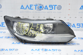 Headlight front right VW Tiguan 12-18 bare rest halogen