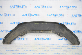 Front bumper lip VW Passat b8 16-19 USA rubbed, non-factory holes, tear