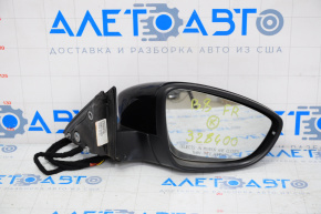 Side mirror right complete VW Passat b8 16-19 USA 6 pins, turn signal, auto-dimming, black