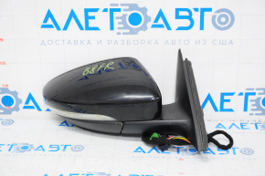 Side mirror right complete VW Passat b8 16-19 USA 6 pins, turn signal, auto-dimming, black