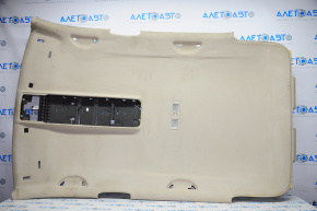 Ceiling trim VW Tiguan 09-16 without sunroof beige, under lamp with 4 pockets, creases, for dry cleaning