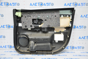 Door trim card front left Mitsubishi Outlander 14-15 black leather insert under the tree