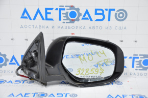 Side mirror right complete Mitsubishi Outlander 14-15 prerest 7 pins turn signal black