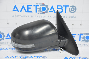 Side mirror right complete Mitsubishi Outlander 14-15 prerest 7 pins turn signal black