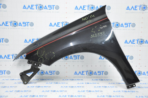 Front left wing Mitsubishi Outlander 14-15 pre-rest black X42 pokes