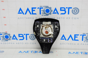 Airbag in steering wheel driver Nissan Rogue 14-16 black, rust pyropatr