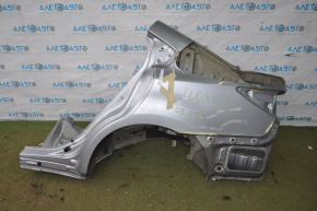 Quarter wing rear left Subaru Legacy 15-19 silver, part cut out