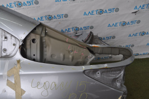 Quarter wing rear left Subaru Legacy 15-19 silver, part cut out