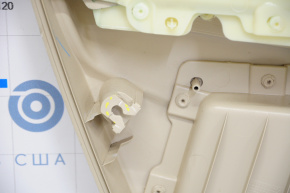 Door trim card front right VW Passat b8 16-19 USA beige, crack in crepe, needs cleaning