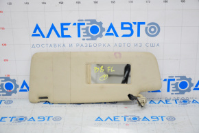 Left visor VW Passat b8 16-19 USA beige, for backlight, without hook, for cleaning