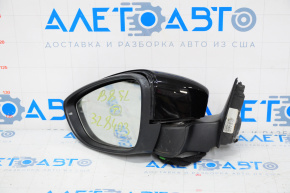Left side mirror complete VW Passat b8 16-19 USA 6 pins, turn signal, auto-dimming, black, for spare parts