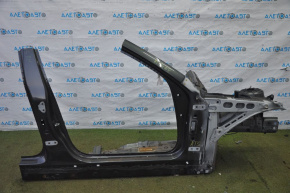 Front right quarter panel for a 13-19 Cadillac ATS, graphite, warped side member, with center pillar
