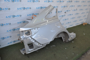 Quarter wing rear right Hyundai Sonata 15-19 silver, dent