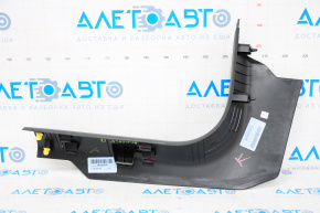 Door sill trim front right Jeep Compass 17-24 black