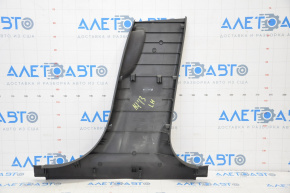 Center pillar trim lower left Audi A4 B8 08-16 sedan, black
